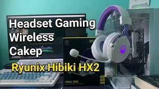 Ryunix Hibiki HX2 Headset Gaming Wireless dari Sades yang udah Triple connection