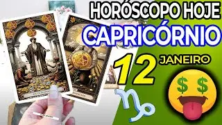 VOCÊ VAI BANHAR COM DINHEIRO🛁💰SORTE DA SORTE🍀 Capricórnio ♑ 12 Janeiro 2026 Horoscopo do dia de hoje