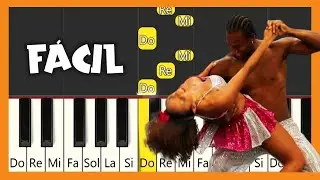 LAMBADA - KAOMA - TUTORIAL PARA PIANO FÁCIL - PIANO FÁCIL CON NOTAS