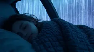 Refreshing Sleep with Heavy Rain & Thunder Shaking a Car in the Forest at Night