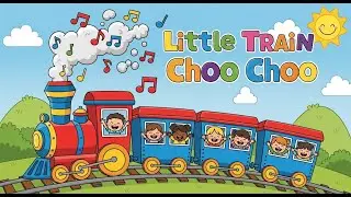 Little Train Choo Choo 🚂🎶 | Fun Learning Song for Kids | Happy Tale & Tune