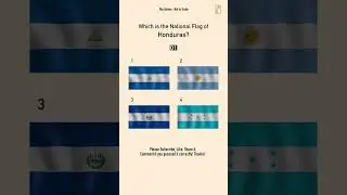 Find the Flag 124 &bull; Honduras  #flag #quiz #country