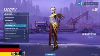 Overwatch: Mercy's Unlockable Voice Lines in Every Language