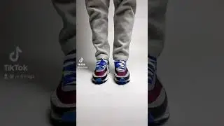 Nike x  sacai x undercover night &ldquo;maroon team royal&rdquo; on feet #sneakerhead  #nikesacai   #sneaker