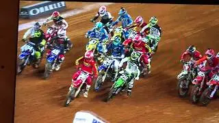 Crazy 250SX First Turn Pileup - Arlington SX