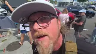 Jimmy & Tanner Cobbruvs Cobbmob pressed /pressing at Tesla protest by weirdo
