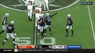 RAIDERS INTERCEPT DESHAUN WATSON!!