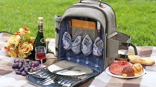 Sunflora 4 Person Stylish Picnic Backpack | $100k Bonuses in Description