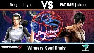 Dragonslayer (Jun) vs FAT BAN | sleep (Law) - Tekken 8 Winners Semifinals - Backstreet Brawl #2