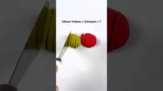 Do Kinetic Sand Colors mix?? (Yellow + Red) #colormixing #oddlysatisfying #kineticsand #satisfying
