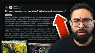 Commander Players Don't Know How Combos Work - No Talking In Game!? | MTG Reddit Story Discussion
