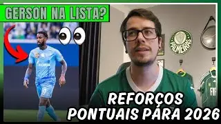 GERSON VEM PARA O VERD&Atilde;O? PALMEIRAS COM LISTA DE DISPENSA E CONTRATA&Ccedil;&Otilde;ES PARA 2026!