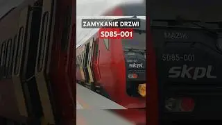 🖤❤️Zamykanie drzwi w SD85 SKPL #pociągi #pkp #intercity #trainspotting #skpl #kolej
