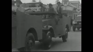 Desfile Guardia Civil Costa Rica - Otilio Ulate Blanco- Octubre 1950