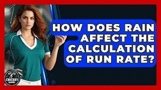 How Does Rain Affect The Calculation Of Run Rate? - Go-To Cricket Guide