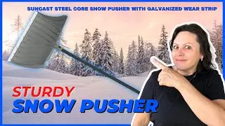 Suncast 20 Snow Shovel/Pusher Unboxing & Review