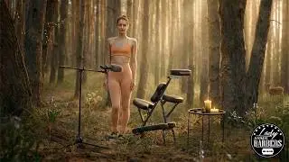 ASMR Neck and Shoulders Massage in Forest by Barber Lady Olga