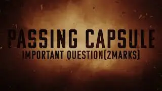 PASSING CAPSULE-03|| IMPORTANT QUESTION (2 MARKS) ||PU2
