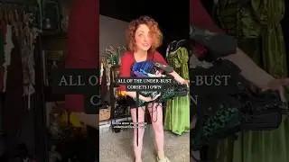 Part-1, Quick corset haul! Trying on 17 underbust corsets, Which one caught your eye?✨💫 #shortvideo