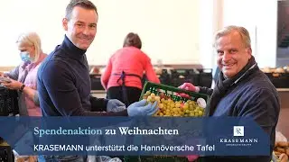 KRASEMANN Immobilien Gruppe unterst&uuml;tzt die Hann&ouml;versche Tafel. Spendenaktion zu Weihnachten