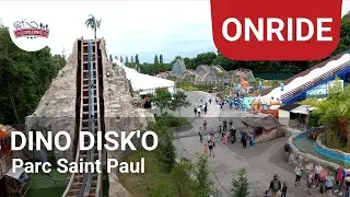 Dino Disk'O - OnRide POV - Parc Saint Paul Zamperla Disk'O Coaster