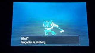 [Pokemon X] Frogadier Evolving into Greninja