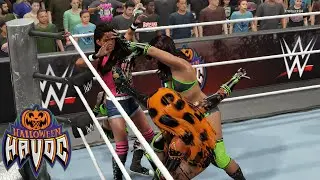 WWE2K25 Psychos против Gen of Aj (матч за титулы командных чемпионок NXT в рамках HAVOC) HALLOWEE...