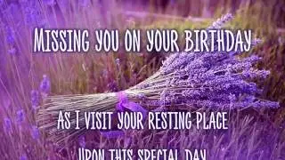 Touching Video - Missing you on your birthday