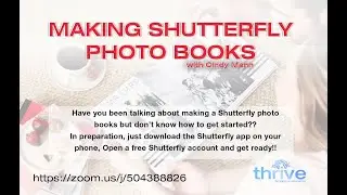 Создание фотокниг Shutterfly &mdash; с Синди Манн