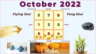 October 2022 Flying Star Feng Shui Chart Analysis and 5-element suggestions
