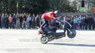 Daredevil bike stunts by Mizo guys