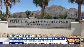 City of La Quinta seeks input on Fritz Burns Park improvement project