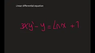 a good question on linear differential equation  3/11           DE سؤال كويس عن ال