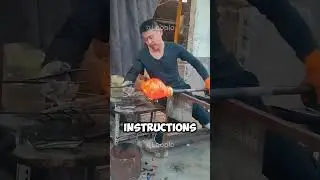 Посмотрите, как из кусочка стекла создается шедевр 🥀🤯..... #шорты #приятно