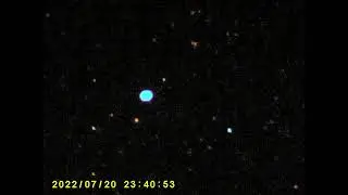 UAP UFO bright blue orb