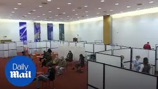 UK Covid-19 vaccine: See inside England's new mass vaccination centres