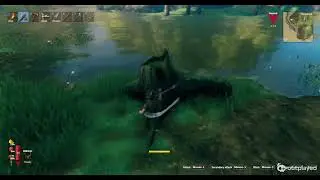 Valheim Ep 7 starting our base and we got raided