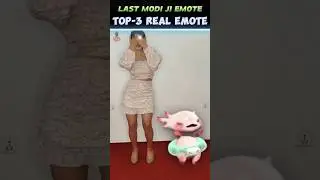 Free fire 3 Real Life Emote 👍🏻 and Last Emote Modi Ji 😱😅 | #shorts #freefire #shortsfeed #ytshorts