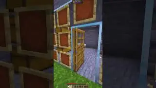 An easy invisible wall! #minecraft #shorts #tutorial #minecraftshorts #minecraftbuilding #fyp