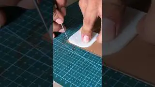 3d printed rectangular zig for crafting #diy #leatherart #handmade #leather #asmr