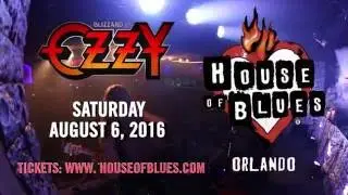 Blizzard of Ozzy - House of Blues Orlando - August 6, 2016