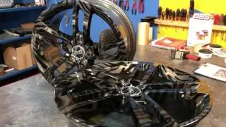 TeamAPT Wassertransferdruck Zebra auf TT 18 Zoll Felgen