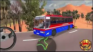 Offroad Coach Bus Driving 2025 - Real Uphill Bus Drive 3D Simulator - Android GamePlay