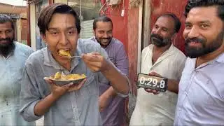 Phulki (Unique Chaat) Eating Challenge In 23 Seconds | Shair Food Vlogs | Multan