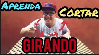 TUTORIAL DE RÉLO - APRENDA CORTAR GIRANDO  (GIRATÓRIA )