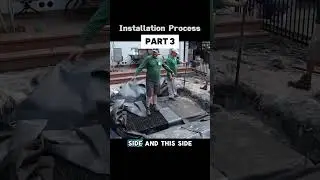 ⚒️🌟 Part 3 of our Staked Slate Spheres installation! #aquascape #waterfeature #jacksonville #install