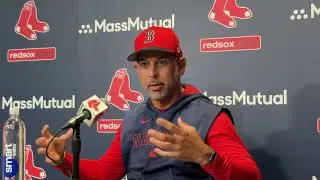 Alex Cora Gives a Funny Roman Anthony INJURY UPDATE | Red Sox Pregame