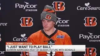 Joe Burrow talks future in Cincinnati