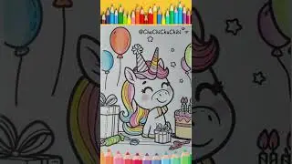 Easy Coloring My Little Pony Birthday Party! with Cha Chi Chu Chibi