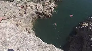 Saut pont du diable - H&eacute;rault (34) - 20m